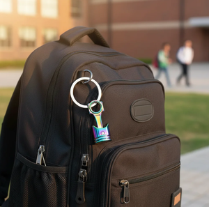 गर्म बिक्री आधुनिक न्यूनतम रचनात्मक सार्वभौमिक कीचेन अनियमित आकार धातु कार संशोधन इंजन पिस्टन कीचेन पेलेंट - Product Image 1