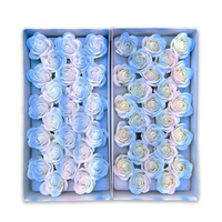 Offre Spéciale : Fleurs Artificielles en Gros pour Décoration Maison et Mariage – Rose Savon Colorée à 6 Couches pour la Fête des Mères et Noël