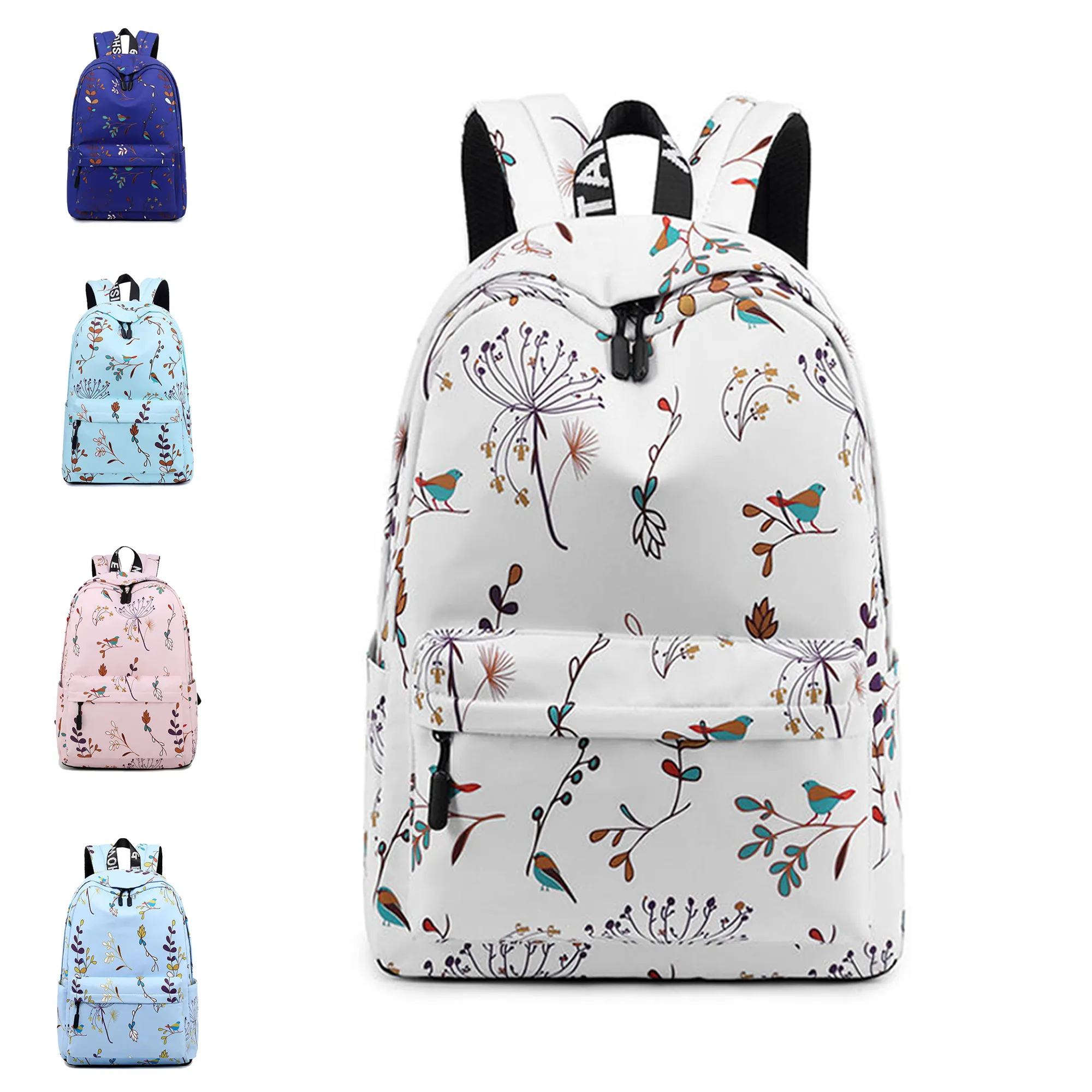 OEM ODM Custom print Logo primary secondary students Waterproof Shoulder School Bag Cute Cartoon Printed Backpacks for girls