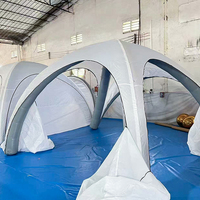 Tente dôme gonflable coupe-vent et imperméable, grande structure extérieure pour stands de salons professionnels