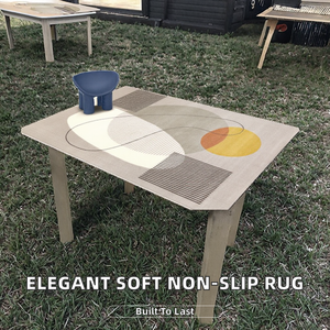 Alfombra de Polipropileno Antimicrobiana Jacquard Lavable, Antideslizante, Suave, de Diseño Personalizado Estilo Europeo, en Oferta, para Oración y Camping - Product Image 2