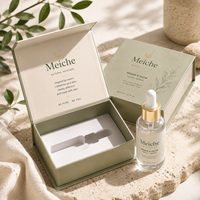 Boîtes magnétiques d'emballage de luxe pour ensemble de flacons et pots cosmétiques