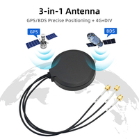 Antenne verticale combinée ABS avec support magnétique et connecteur personnalisé pour unité principale de navigation GPS, télémétrie automobile 4G LTE