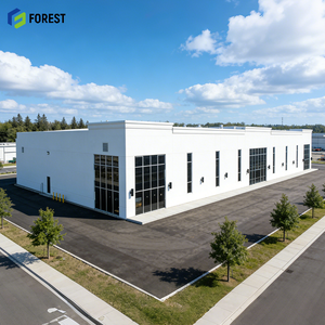 อาคารเหล็กสำเร็จรูปขนาดใหญ่สำหรับเชิงพาณิชย์ แผ่นเหล็กลูกฟูกคุณภาพสูงสำหรับงานอุตสาหกรรมที่มีความแม่นยำสูง แผงผนังคุณภาพเยี่ยม - Product Image 1