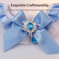 Collier Lolita pour animaux de compagnie, collier à volants avec nœud papillon, bavoir de princesse, accessoire photo réglable pour chat et chien, toutes saisons