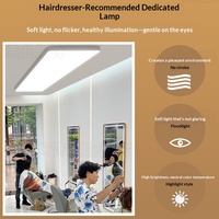 Plafonnier suspendu LED dimmable sans ombre CE, lampe suspendue moderne pour salon de coiffure, salon de beauté, studio de danse, 6000K