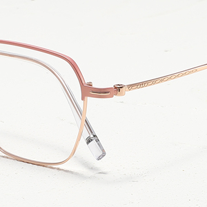 Gafas de Titanio Rectangulares con Montura Completa, Corrección de Visión, Ligeras, Unisex, Monturas para Adultos, Color Sólido - Product Image 2