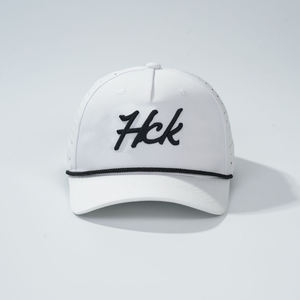 Casquette de golf 5 panneaux imperméable personnalisée du Vietnam, logo brodé 3D, trous laser premium, corde en nylon, casquettes de baseball, chapeaux de golf - Product Image 1