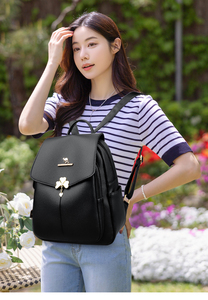 <span class=keywords><strong>Sac</strong></span> à <span class=keywords><strong>dos</strong></span> <span class=keywords><strong>en</strong></span> <span class=keywords><strong>cuir</strong></span> PU léger et imperméable de grande capacité <span class=keywords><strong>pour</strong></span> femmes, doux et élégant avec fermeture éclair lisse <span class=keywords><strong>pour</strong></span> les trajets quotidiens et l'usage quotidien - Product Image 5