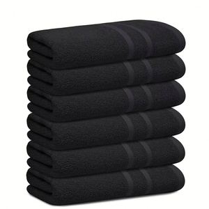 Ensemble de 6 serviettes en coton ultra-douces MALLONI HOME (300-499 GSM) comprenant 2 serviettes de bain 71,1x139,7 cm, 2 serviettes de toilette 40,6x61 cm - Product Image 4
