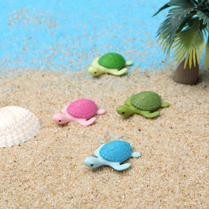 Figurines d'animaux de dessin animé pour micro-paysages, mini-poules tortues en plastique, mini-artisanat pour aquarium, décoration créative pour aquarium - Product Image 5