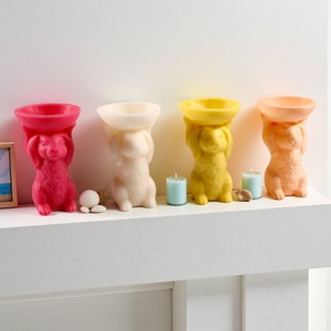 Molde de Silicona con Forma de Conejito de Pascua TangChu con Huevo para Postres de Primavera, Decoración de Pasteles y Adornos Festivos - Product Image 4