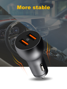 2021 articolo di trasporto libero Veloce caricabatteria da auto 36W dual usb universale <span class=keywords><strong>tech</strong></span> QC3.0 caricatore portatile caricabatteria da auto - Product Image 3