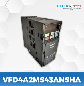 Delta VFD49AMS23ANSAA ไดรฟ์ปรับความถี่ 3 เฟส 400V IP21 สำหรับระบบอัตโนมัติทางอุตสาหกรรม - Product Image 1