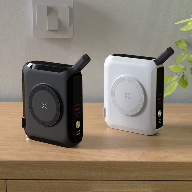 5 in 1 Portable PD 65W Magnetic Travel Adapter Wireless Charger Powerbank AU EU UK Plug Travel Laptop Power Bank