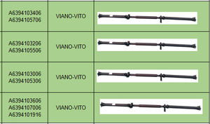 <span class=keywords><strong>Arbre</strong></span> <span class=keywords><strong>de</strong></span> <span class=keywords><strong>transmission</strong></span> pour Mercedes Viano <span class=keywords><strong>Vito</strong></span> W639 2176mm OE A6394103606 <span class=keywords><strong>Arbre</strong></span> <span class=keywords><strong>de</strong></span> <span class=keywords><strong>transmission</strong></span> d'entraînement d'origine - Product Image 2
