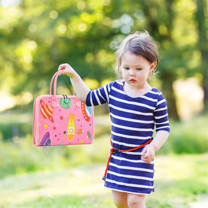 Nuevo diseño de bolsa, libro de tablero ocupado, juguetes educativos Montessori para niños pequeños, tablero ocupado de fieltro plegable para <span class=keywords><strong>autismo</strong></span> sensorial para niños pequeños - Product Image 6