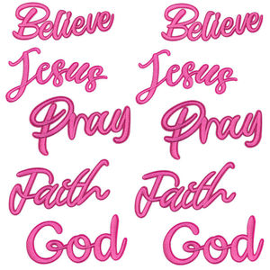 Nieuw Ijzer Op Hete Roze Jezus Bid Geloof Dat Ik Niet <span class=keywords><strong>Perfect</strong></span> Ben, Maar Ik Ben Een Borduurwoordpatch In Beperkte Oplage - Product Image 3