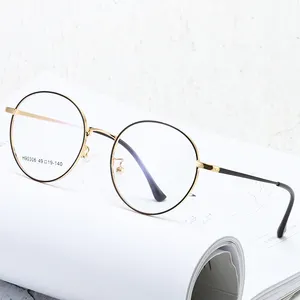 NWOGLSS 90306 Classic Literary Retro Alloy Frame Optics Reading Glasses