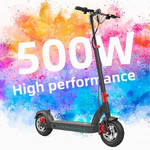 Professional 500w Electric Scooter Foldable Powerful Fast Electric Escooter