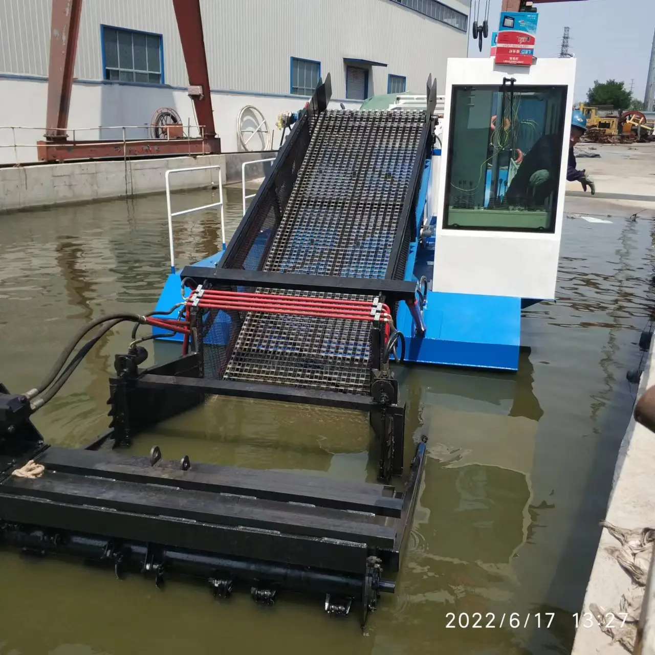 Keda seaweed removal boat/controlling lake weeds machine/cleaning river machine