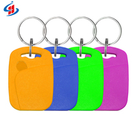 Prix d'usine ABS RFID porte-clés porte-clés intelligents NFC contrôle d'accès de porte numéro de contrôle d'accès étiquette EM Marine ID proximité