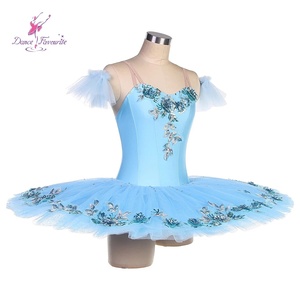 Costumes de scène pré-professionnels, bustier en spandex bleu pâle, tutus BLL550, favoris de <span class=keywords><strong>la</strong></span> danse pour porter en groupe, tutu de danse classique - Product Image 3