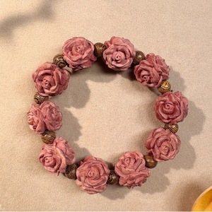 Blood Cypress Rose <b>Bracelet</b> Women's Fashion Jewelry Gift For Homes Gardens Offices Religious Temples - Product Image 1