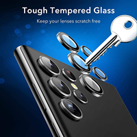 Protection d'objectif d'appareil photo Eagle Eye 3D Full Cover anti-rayures et anti-chocs avec outils d'installation gratuits pour Samsung Galaxy S26 S26 Ultra S25+
