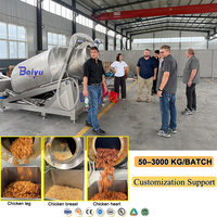 Tumbler à viande hydraulique industriel de 2500 L avec réfrigération pour les grandes usines de transformation de la viande