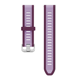 Bracelet de montre intelligente 18mm/20/22mm, fermoir à boucle élastique en Silicone pour <span class=keywords><strong>Garmin</strong></span> Forerunner 165/245/645/<span class=keywords><strong>Venu</strong></span> 2/<span class=keywords><strong>SQ2</strong></span>/Vivoactive 5/4/3 - Product Image 5