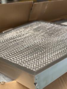 Se utiliza para filtración de humos de aceite en campanas extractoras, panel de filtro primario de acero inoxidable SUS304 - Product Image 2