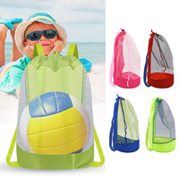 Bolsa de Almacenamiento de Juguetes Plegable de Gran Capacidad Beckon, Bolsa de Malla con Cordón para Playa y Natación, de Secado Rápido y Portátil