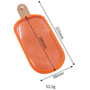 אווה יצירתי אופנה גלידה צורה משקפיים תיק צבע מוצק רטרו מותאם אישית לוגו אחסון נייד משקפי שמש במקרה - Product Image 6