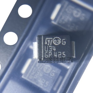 Stps340u ไดโอดชอทกี้ 40V 3A Smb แพ็คเกจ U34 ซิลค์สกรีนนำเข้าของแท้ - Product Image 1