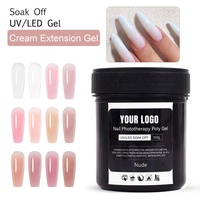 KUDAN Gel Poly Professionnel pour Ongles, Gel Constructeur Flexible, Durable, Haute Adhérence, Fournitures de Manucure pour Salon et DIY, Marque Privée, Vente en Gros
