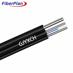 สายเคเบิลใยแก้วนำแสงแบบไฮบริดสำหรับภายนอกอาคาร รุ่น GJYXFCH 1 2 4 คอร์ แบบ Single Mode พร้อม FRP และลวดเหล็ก - Product Image 3