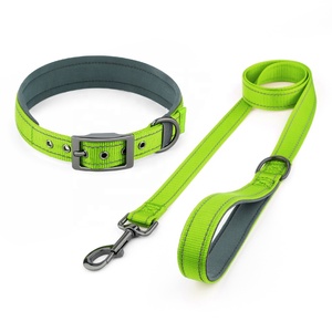 Fabricante al por mayor <span class=keywords><strong>12</strong></span> colores collares reflectantes para mascotas <span class=keywords><strong>collar</strong></span> de perro acolchado de neopreno ancho con hebilla de cinturón de metal duradero - Product Image 3