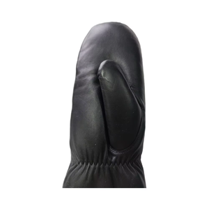 <span class=keywords><strong>Gants</strong></span> d'hiver pour femmes, écologiques, respirants, longueur poignet, chauds et confortables, en cuir véritable et fourrure de mouton brun - Product Image 5