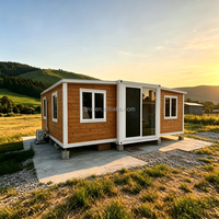 Casa Modular Prefabricada, Casa Móvil Plegable de 20 pies/40 pies, Casas Prefabricadas, Casa Contenedor Expandible