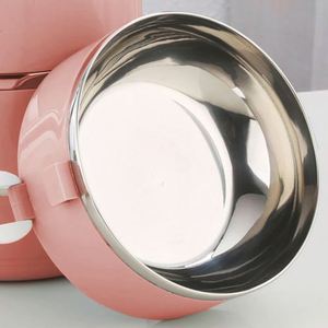 Lonchera Hermética de Acero Inoxidable 304, Contenedor de Alimentos Apilable de un Solo Nivel, Tapa de Acero Inoxidable, Portátil, Libre de BPA, Estilo Simple - Product Image 4