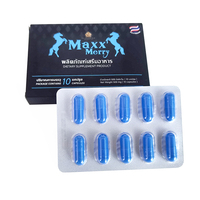 Complément alimentaire à base de maca pour la santé masculine adulte, capsules pilules bleues avec soutien immunitaire, formule naturelle OEM