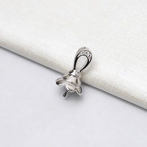 Pendentif en argent S925 avec 11-13 perles, design de chapeau à grosse tête, accessoires de bricolage et tendance, 737 composants et trouvailles de bijoux - Product Image 4