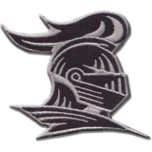 Patch brodé DigitEMB pour casque de chevalier, thermocollant ou à coudre, applique de guerrier médiéval, lot de 11 pièces, 2,8 x 2,5 pouces, en feutre - Product Image 1