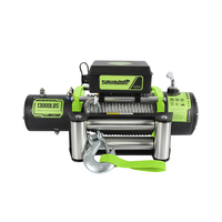 Treuil électrique à fixation par boulons MD13000-S, 13000 lbs, 12V/24V, avec câble en acier pour grues automobiles et récupération tout-terrain
