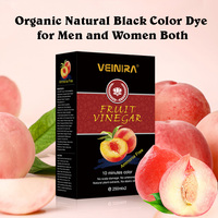 Gel de Coloración Capilar Negro Natural 250ml*2, Ingredientes Naturales, Larga Duración, Sin Amoníaco, Cubre Canas, Marca Privada, Para Hombres y Mujeres