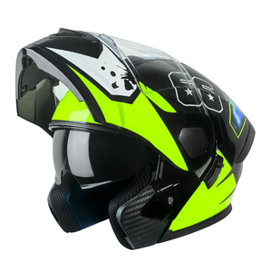 Casco de Motocicleta Modular Ligero con Doble Visera Abatible, Certificado por el DOT, con Logotipo Personalizado - Product Image 1