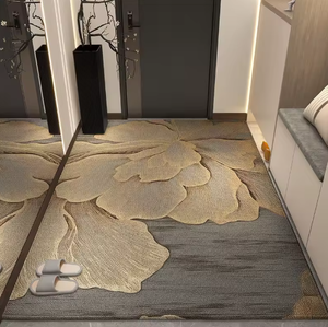 Tapis d'entrée antidérapant et imperméable sur mesure, à poils moyens de 10-12 mm d'épaisseur, tapis de <span class=keywords><strong>porte</strong></span> robuste, lavable, anti-salissures - Product Image 4