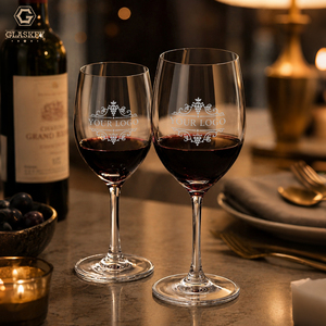Set di 2 Calici da Vino Universali, Bicchieri da Vino Rosso da 350 ml e Bicchieri da Vino Bianco da 240 ml, Calici in Vetro Trasparente con Stelo Alto per Cabernet e <span class=keywords><strong>Chardonnay</strong></span> - Product Image 4