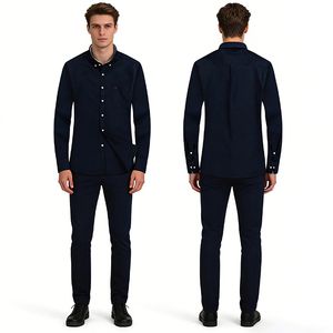 <span class=keywords><strong>Camicia</strong></span> Formale da Uomo ODM di Alta Qualità in Cotone <span class=keywords><strong>Oxford</strong></span>, Manica Lunga, Morbida, <span class=keywords><strong>Slim</strong></span> <span class=keywords><strong>Fit</strong></span>, per Business - Product Image 3